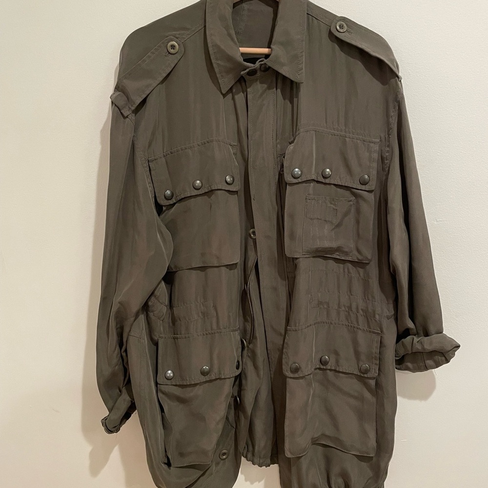 Faith Connexion Olive Military Jacket
